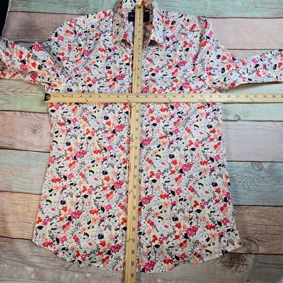 Paisley & Gray Mens Floral Long Sleeve Button-Down Shirt Size Medium - Picture 5 of 7